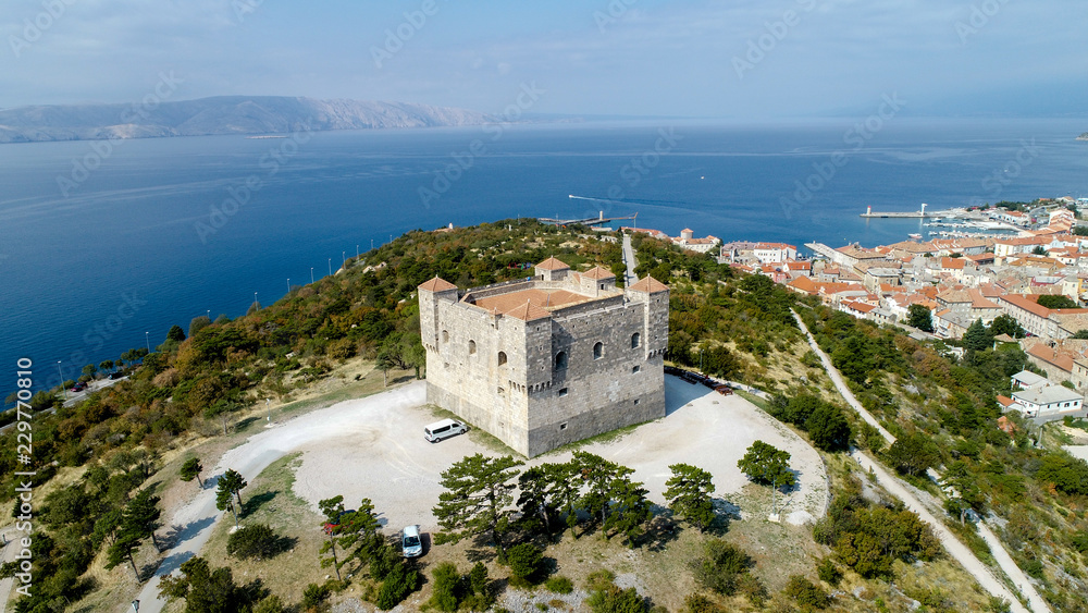 The Nehaj Fortress is a fort on the hill just above the town of Senj, Velebit, Croatia. The fortress was built in 1558 to fight the Ottoman Empire.