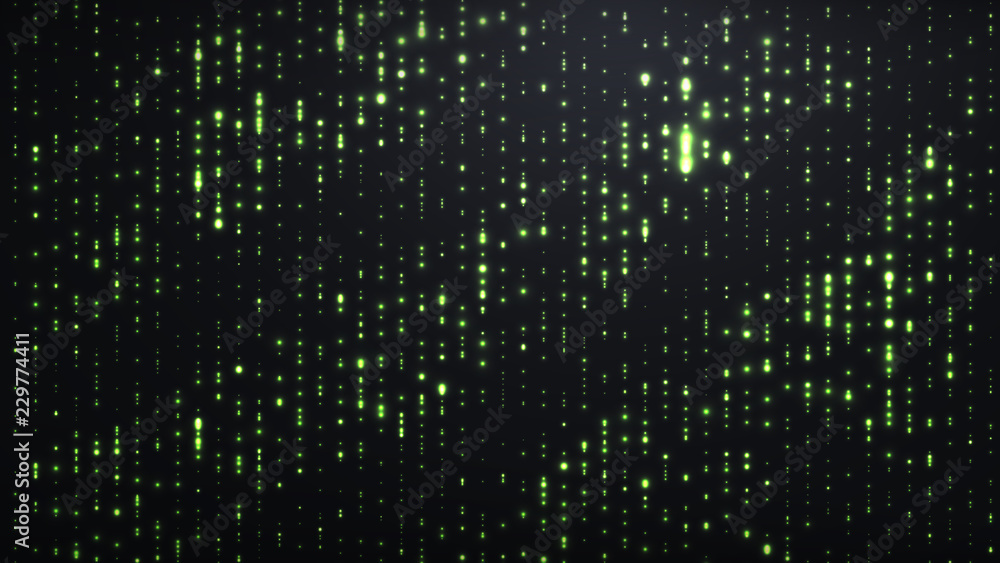 Abstract sparkling green dust vector Abstract sparkling green dust vector