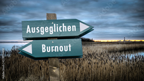 Schild 382 - Ausgeglichen