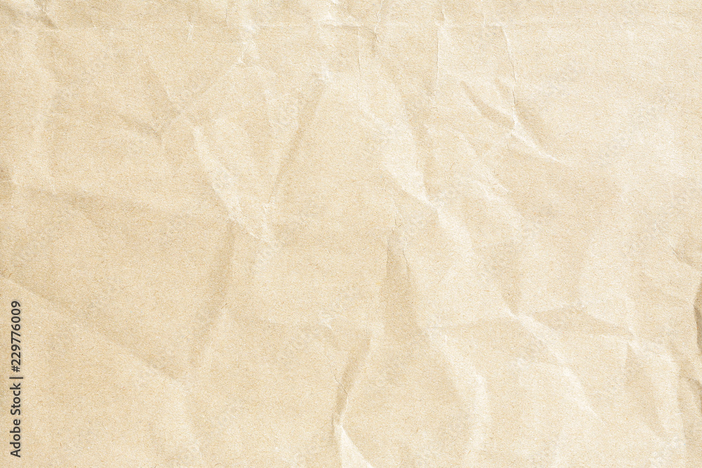 Crumpled brown background paper texture Crumpled brown background paper texture