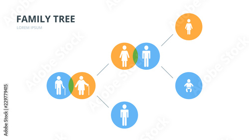 Family tree illustration