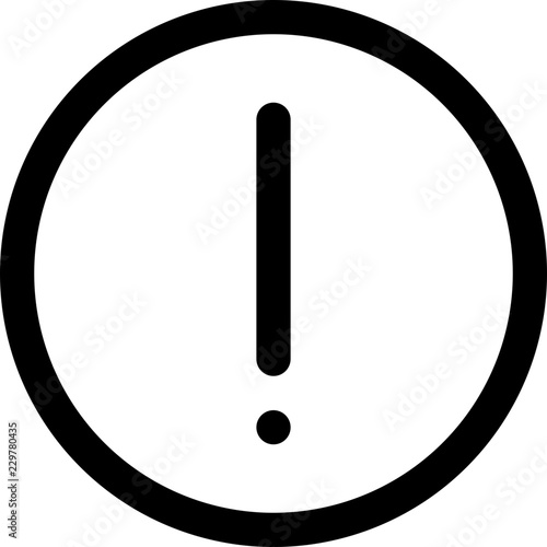 Canvas-taulu Alert warning notification