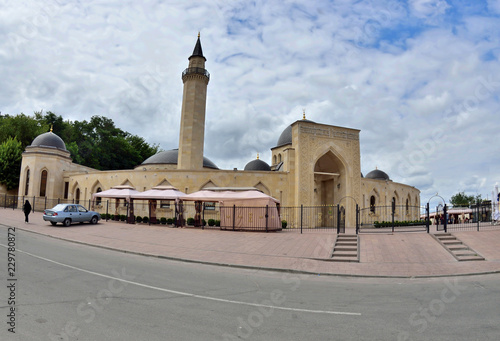 Ar-Rahma or Mercy Mosque located in Tatarka neighborhood, Kyiv, Ukraine photo