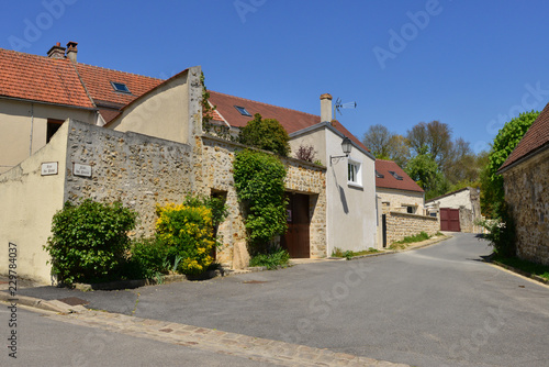 Fremainville, France - may 4 2018 : picturesque village photo