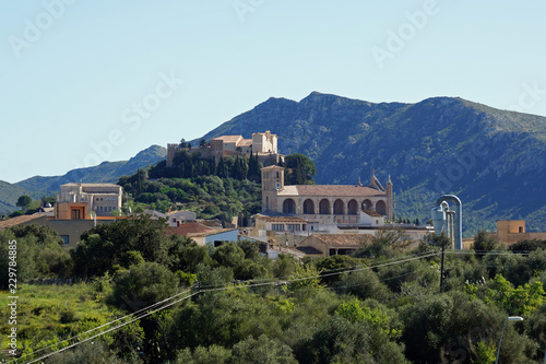 Kathedrale von Artà, Spanien, Mittelmeer, Mallorca, Strand, Panorama, Küste, Steilküste, Klippen, Berge, Meer 