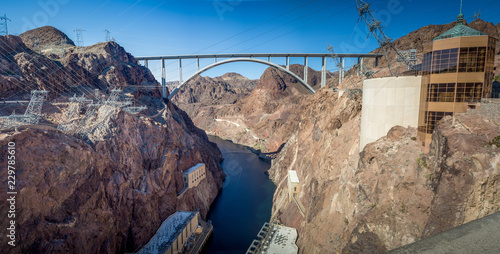 Bild auf Leinwand Hoover Dam