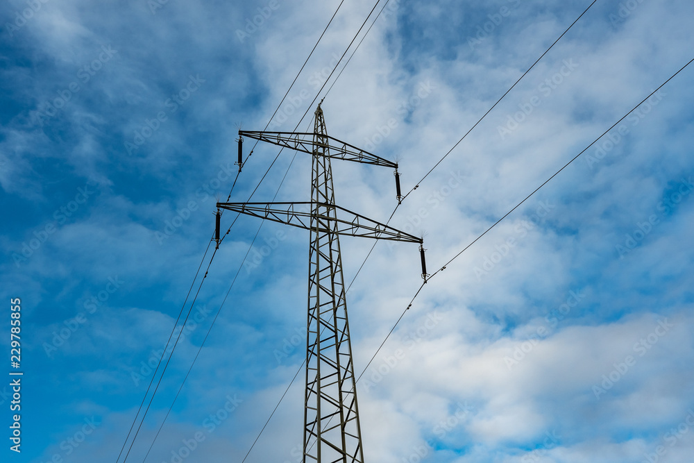 Hochspannungsleitung für erneuerbare Energie Hochspannungsleitung für erneuerbare Energie
