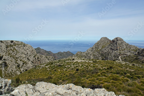 Spanien Mittelmeer Mallorca Strand Panorama Küste Steilküste Klippen Berge Meer Bucht © Marc