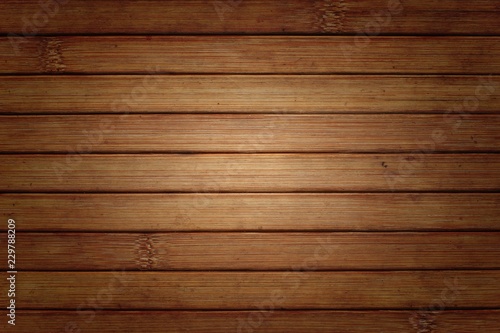bamboo slats background with vignette