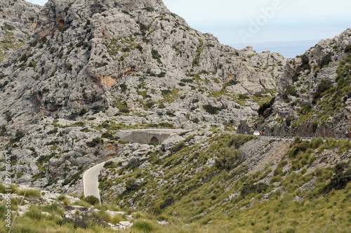 Spanien, Mittelmeer, Mallorca, Strand, Panorama, Küste, Steilküste, Klippen, Berge, 