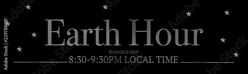 Earth Hour  30 march 2019