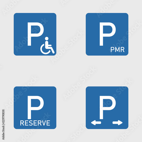 Parking handicapé