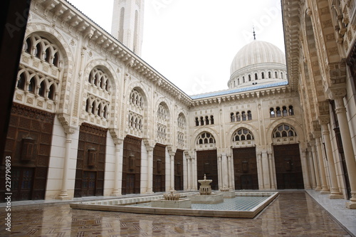 mosque courtyard in constantine, algeria