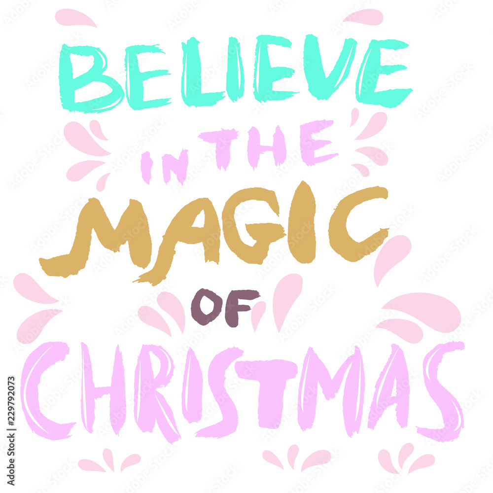 Magic Christmas time. Magic Christmas time.