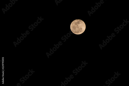 Konstfotografi Moon shining bright in the night