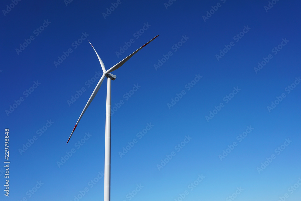 Eco power, wind turbines with blue sky. wind turbine for alternative electricity.renewable electric farm with sustainable eco-friendly technology using wind energy rotation for wind turbines renewable Eco power, wind turbines with blue sky. wind turbine for alternative electricity.renewable electric farm with sustainable eco-friendly technology using wind energy rotation for wind turbines renewable