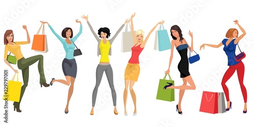 Campaign women shopping