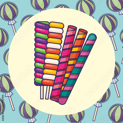 candy stick design