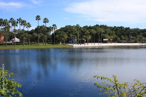 lake in park