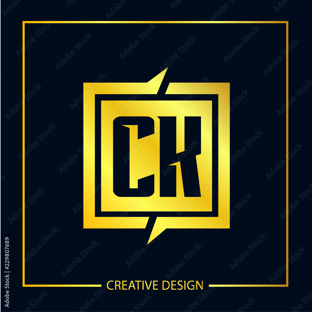 Initial Letter CK Logo Template Design Initial Letter CK Logo Template Design