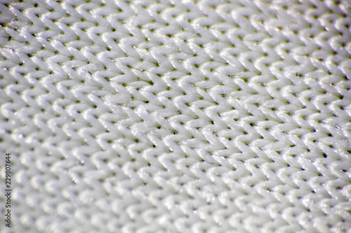 industrial fabric with invisible zoom ultra macro of strucrure threads and materials. photo