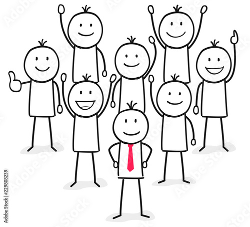 Kleine Firma / Team / Teamwork / Zusammen / Willkommen 