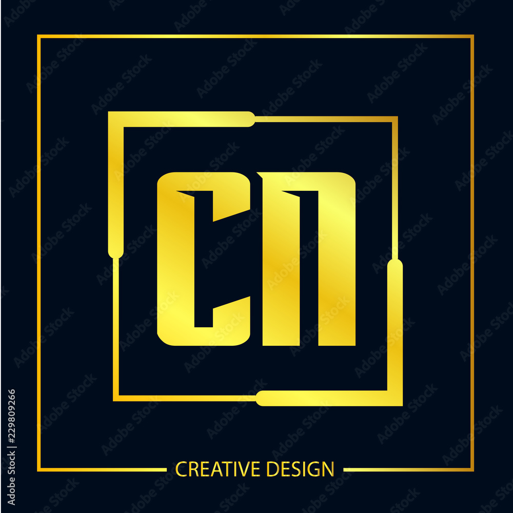 Initial Letter CN Logo Template Design Initial Letter CN Logo Template Design