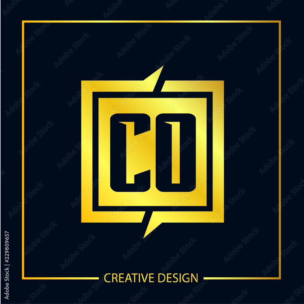 Initial Letter CO Logo Template Design Initial Letter CO Logo Template Design