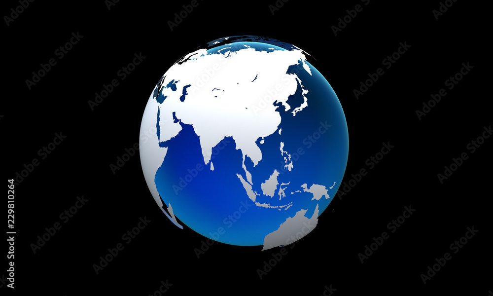 global network and data exchanges over the world 3D rendering global network and data exchanges over the world 3D rendering