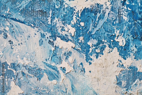 Close up texture with brush strokes and palette knife strokes. Suitable for creative ideas, backgrounds and textures.