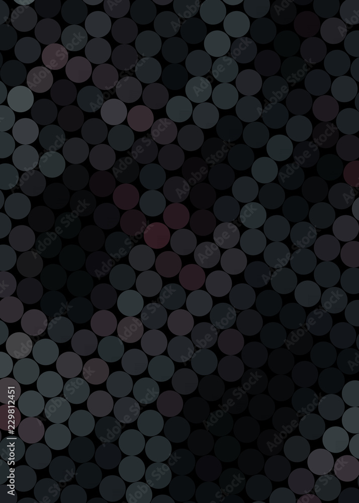 dark black futuristic background of circles