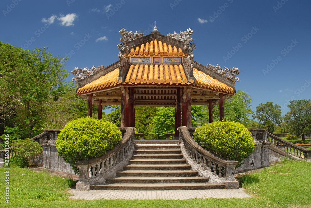 Vietnam, Hue, Dien Can Thanh, Imperial City, The Purple Forbidden City - Hue, Vietnam.