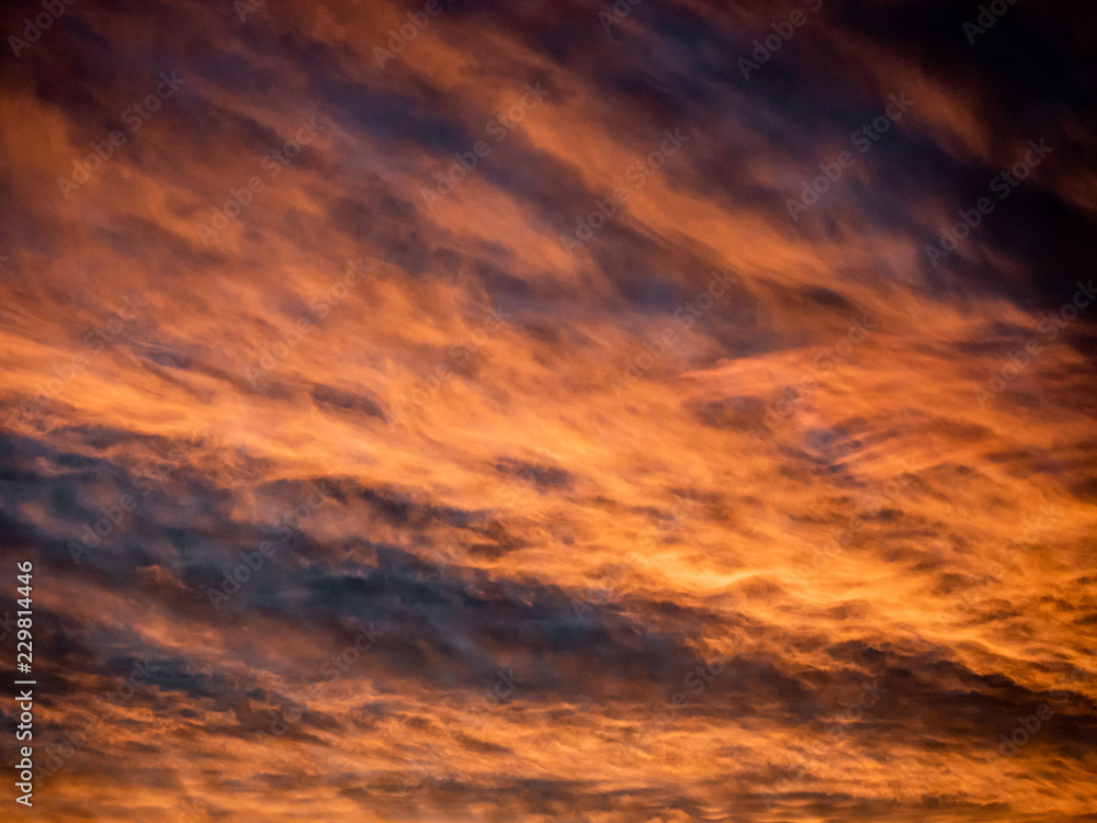 Twilight sky background with colorful clouds Twilight sky background with colorful clouds