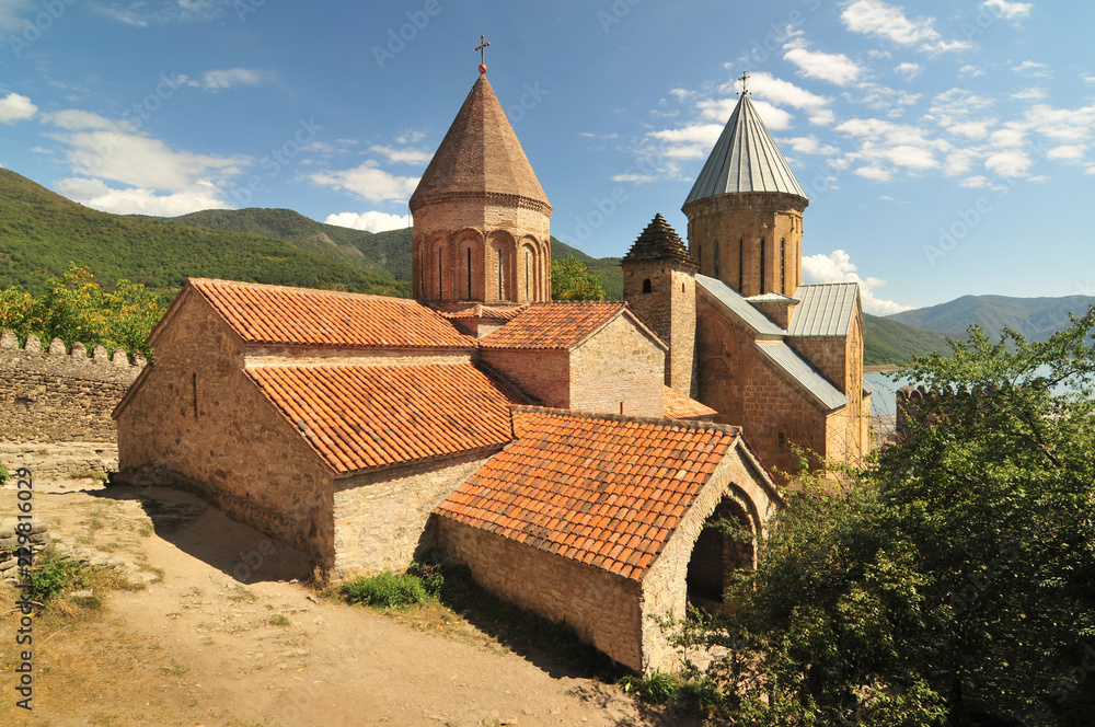 Ananuri - a castle complex with church of the Mother of God on the Aragvi River in Georgia
Ananuri - a castle complex with church of the Mother of God on the Aragvi River in Georgia