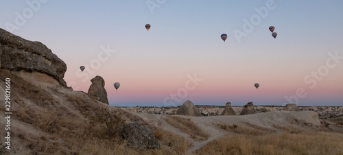 World best hot air balloon destination. gore me, Turkey.
