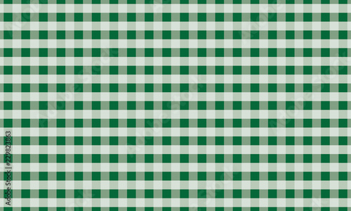 PrintGreen and white gingham background texture.Vector illustration photo