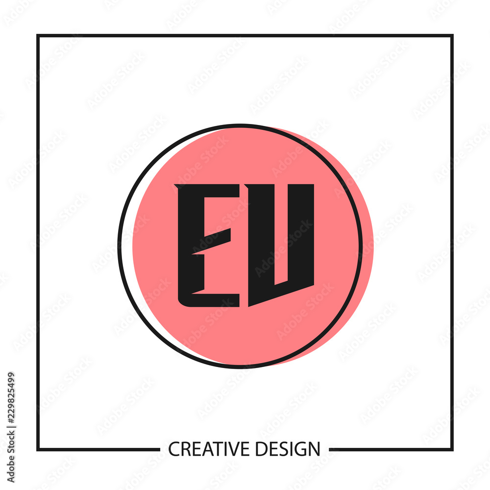 Initial Letter EV Logo Template Design Initial Letter EV Logo Template Design