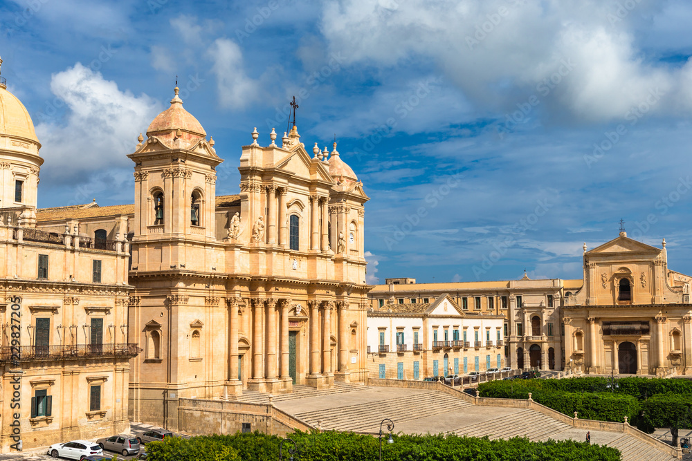 Nicholas Cathedral of Noto, Sicily, Italy.