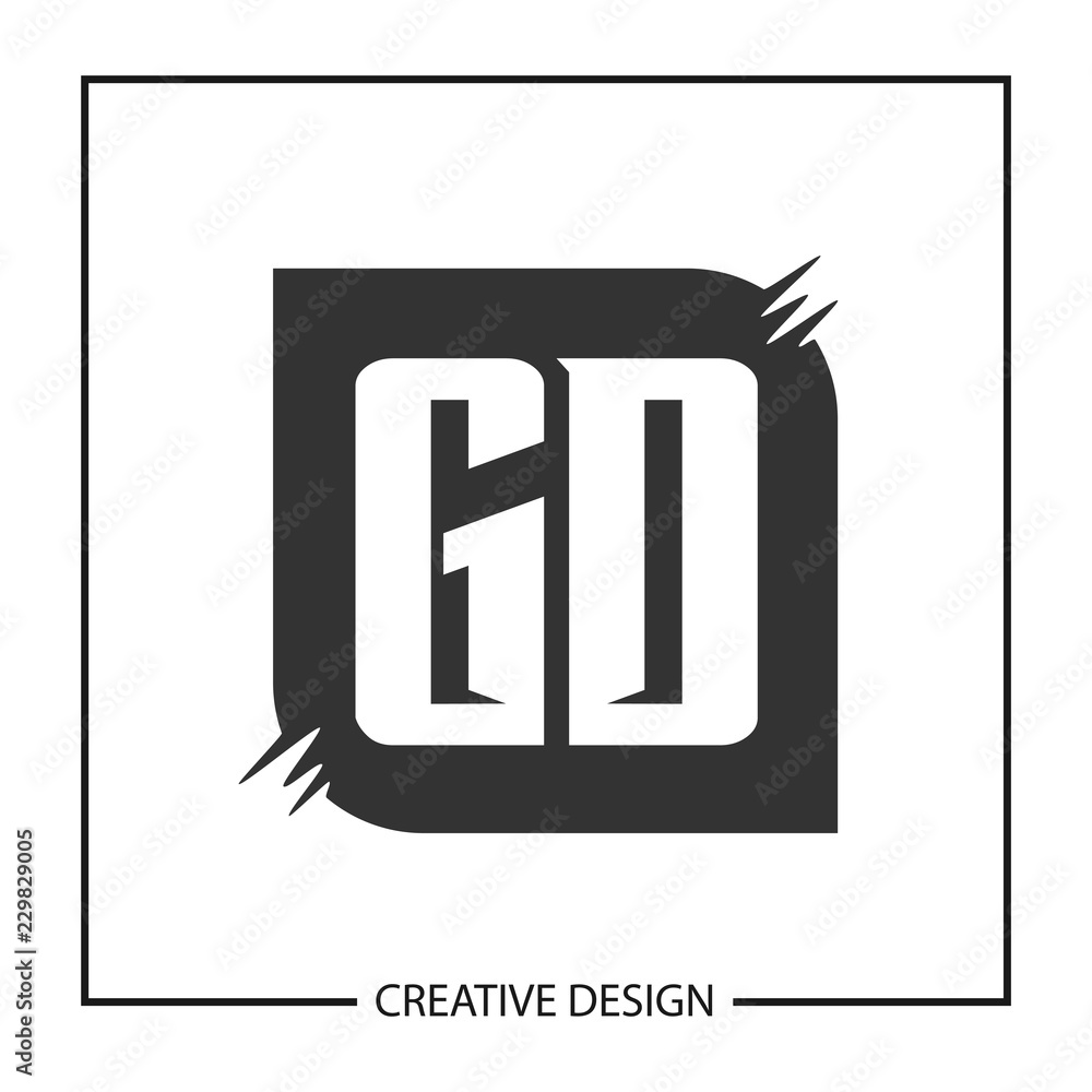 Initial Letter GD Logo Template Design Initial Letter GD Logo Template Design