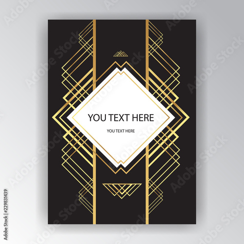 Art Deco page template