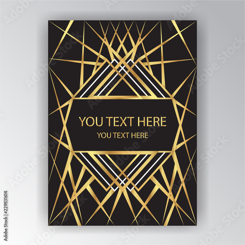 Art Deco page template