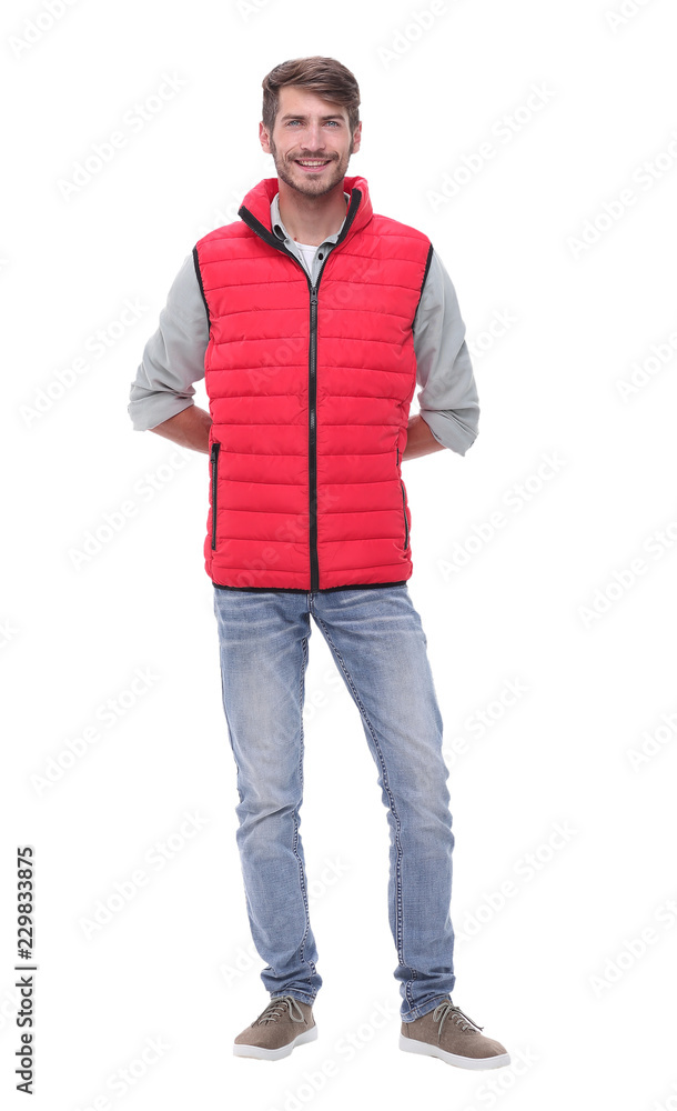 Fototapeta premium in full growth.portrait of a fashionable young man