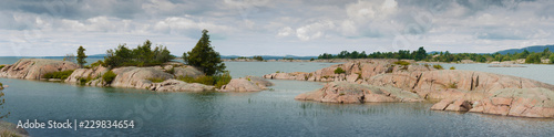 Canvas-taulu Georgian Bay Archipelago Lake Huron Canada