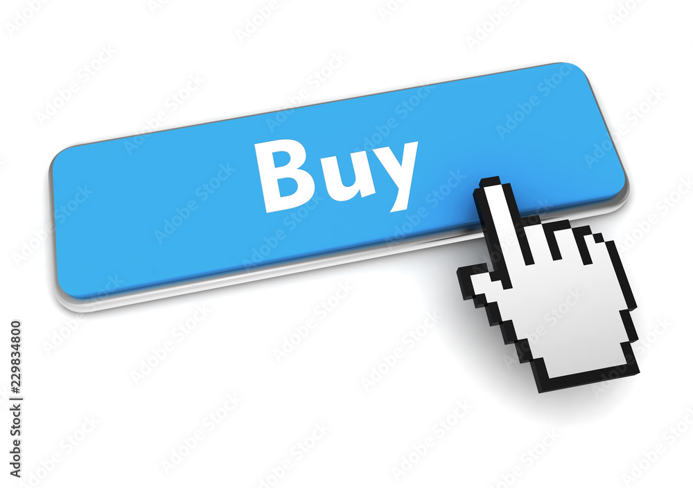 buy button concept 3d illustration buy button concept 3d illustration