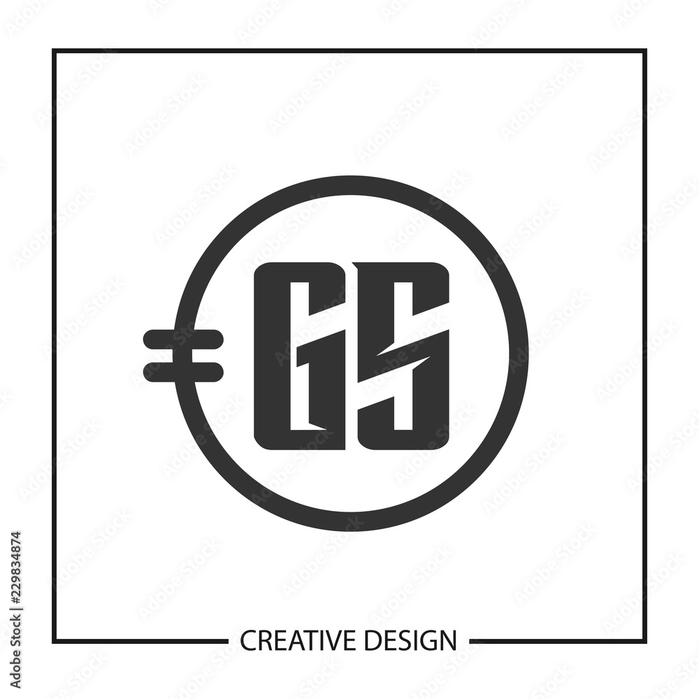 Initial Letter GS Logo Template Design Initial Letter GS Logo Template Design