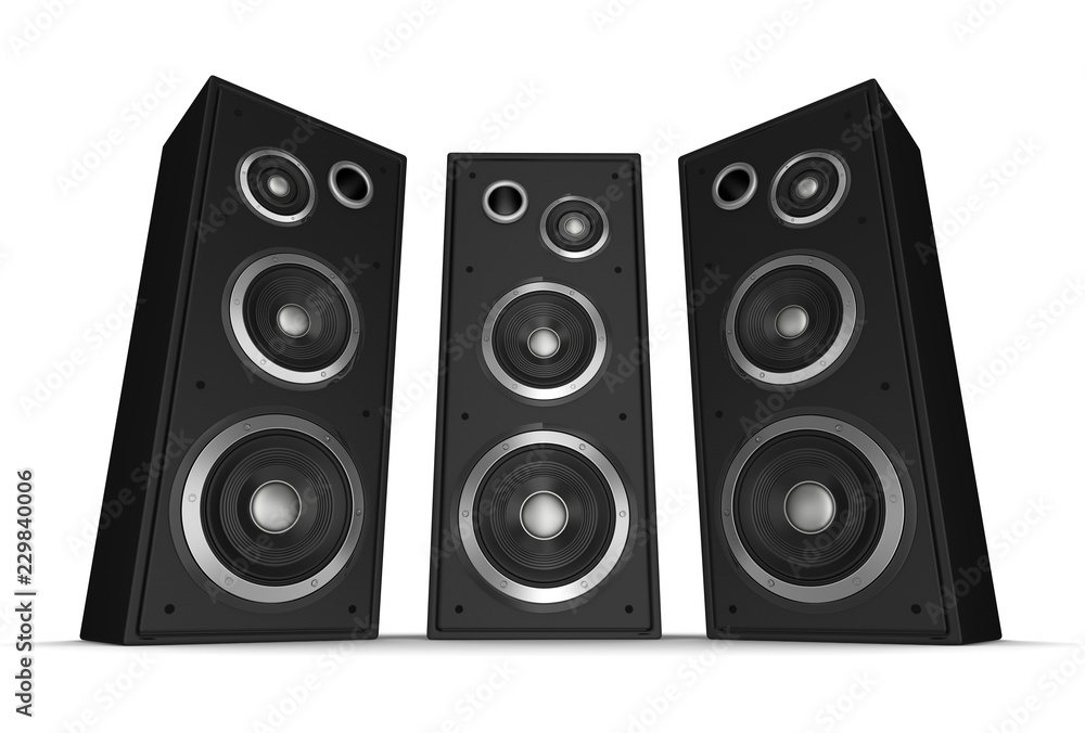 speaker concept 3d illustration speaker concept 3d illustration