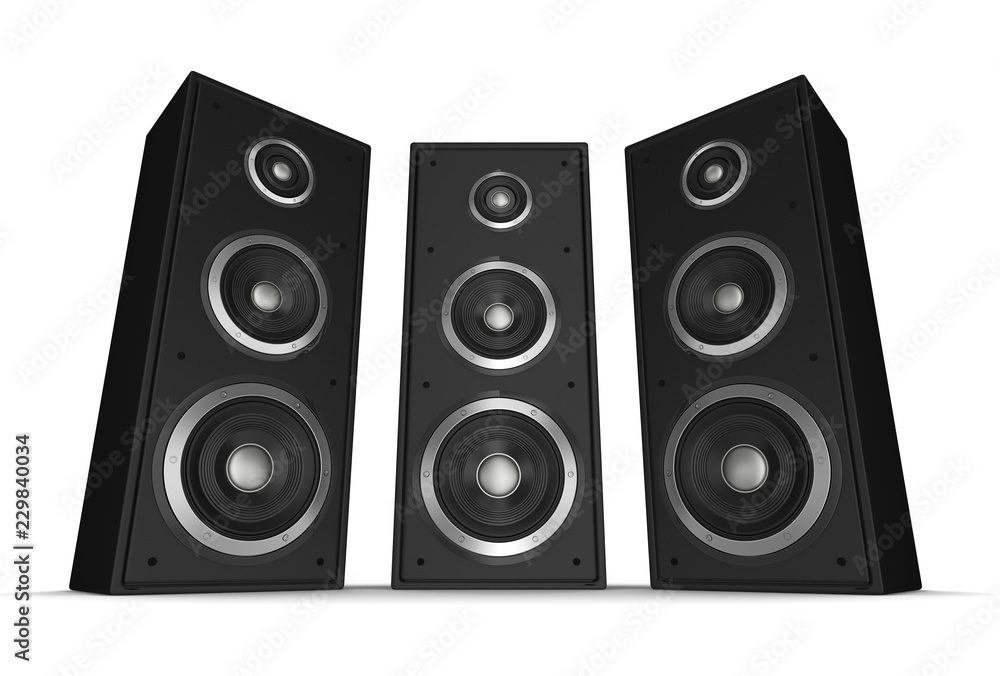 speaker concept 3d illustration speaker concept 3d illustration