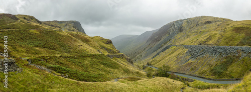 Honister Pass in Lake District National Park, UK