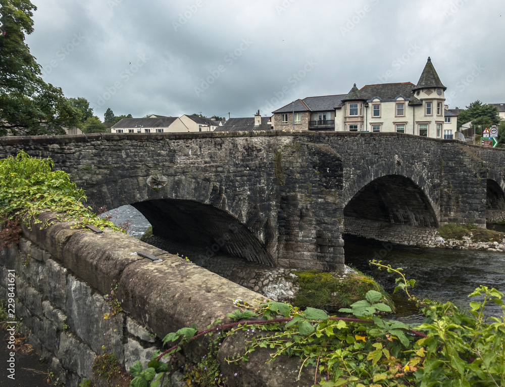 River Kent at Lound Rd in Kendal, UK