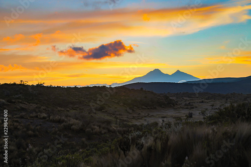 Andean sunset